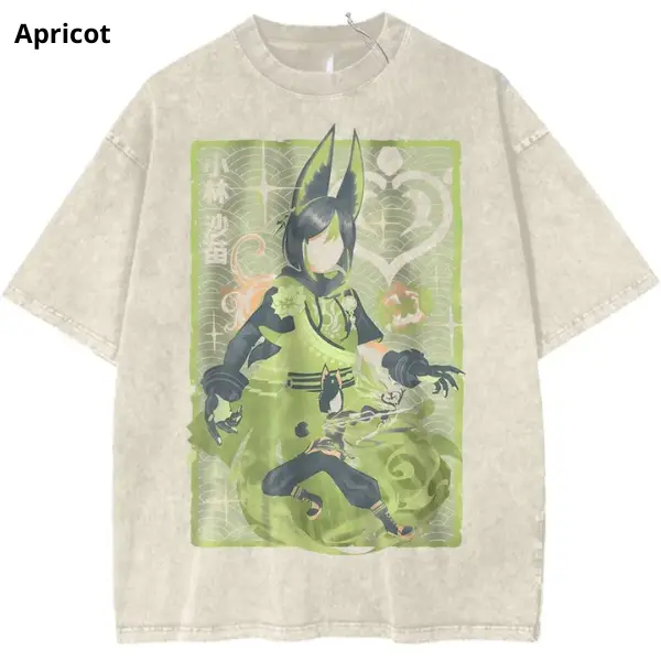Tighnari Tee, Genshin Impact Shirt, Game Shirt, Vintage Tee - Vintage Graphic Tee – Unisex S-3XL – Menswear & Womenswear – Streetwear Tops – Casual Cotton Crewneck Shortsleeve T-shirt