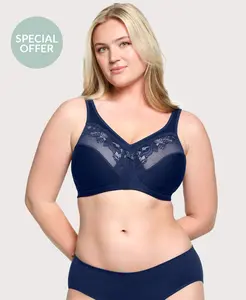 Women's MagicLift Minimizer Bra, Blue