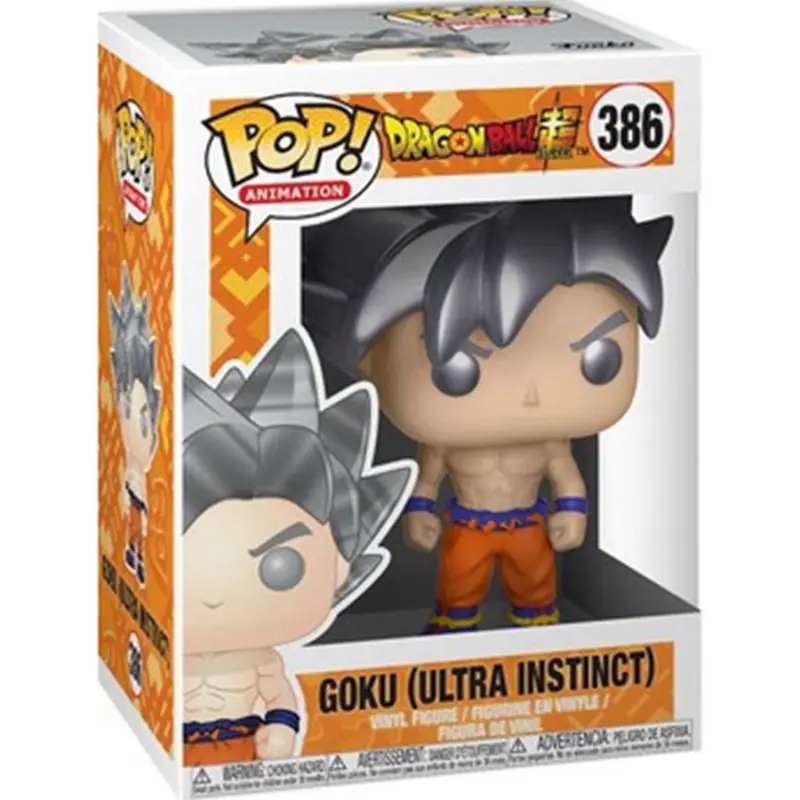 Funko Pop! Goku Ultra Instinct #386 (Dragon Ball) Vinyl Figure - Anime Fan - Collectible