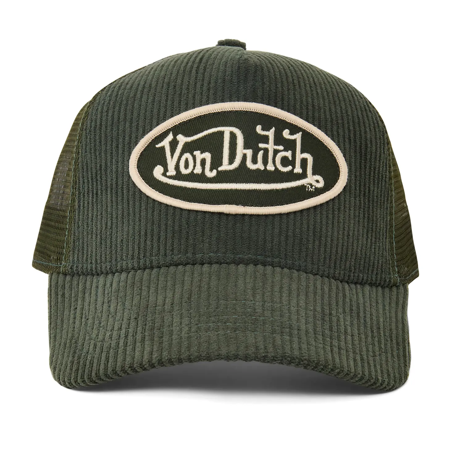 Olive Cordutch Trucker Hat