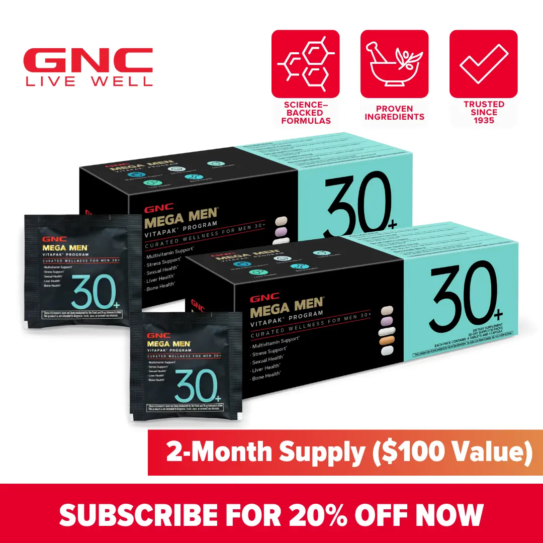 2x Men's 30+ Vitapak