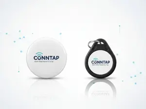 NTAG215 NFC Keychain Tags 7Colors Programmable Rewritable 504 Bytes NFC 215 Tags Compatible with Android iPhone Premium NFC Tags with Genuine NTAG215 Chip