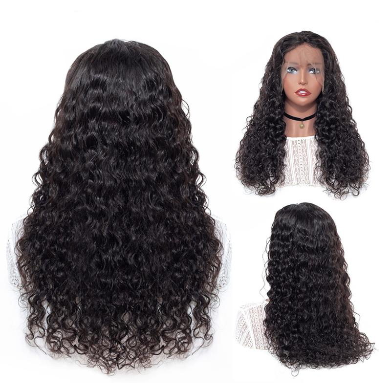 FORGIRL FOREVER Water Wave Wig 13x4 13x6 Transparent Lace Front Human Hair Wigs For Women Pre Plucked 180% Water Wave Glueless Wigs Beginner Friendly