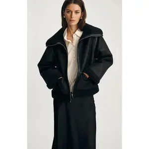 AVIATOR JACKET IN BLACK