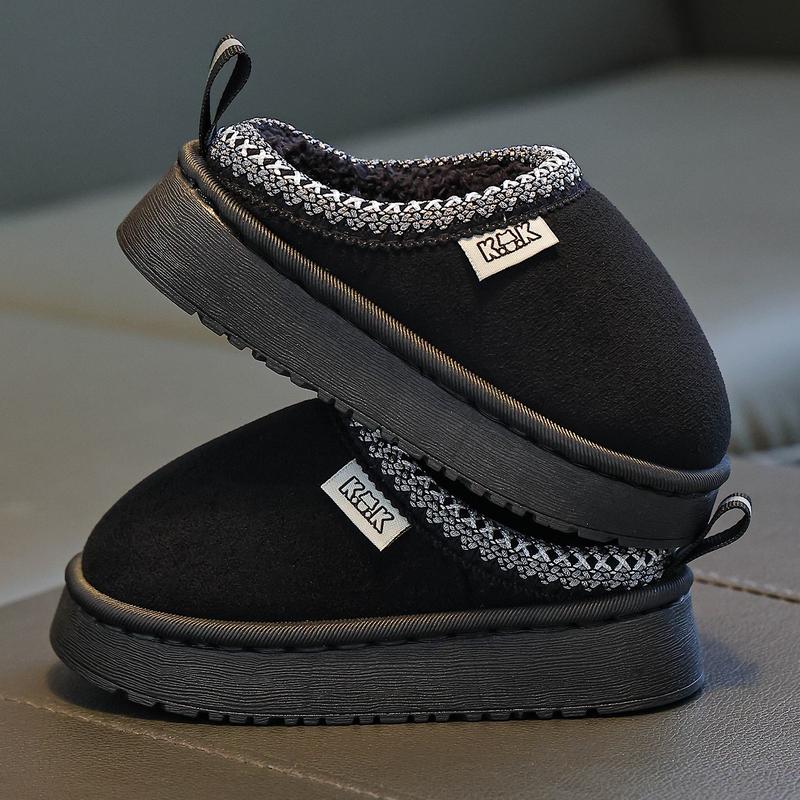 Kids Home Slippers Autumn Winter New Indoor Shoes Simple Casual Daily Slippers