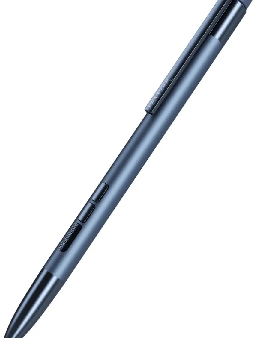 Digital Stylus B6 Pen for eNote Pro, Built-in Eraser & 3 Shortcut Buttons, 8192 Levels of Pressure Sensitivity, Metal Body – Mountain Green