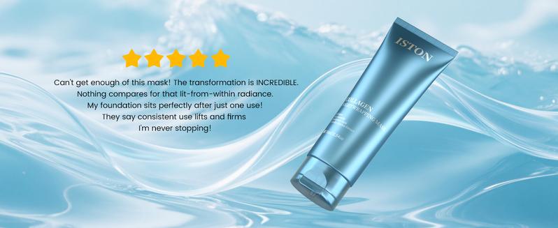 ISTON Collagen Night Wrapping Mask – 2.54 fl oz / 75 ml | Overnight Glass-Skin Hydration & Firming ISTON Collagen Night Wrapping Mask – 2.54 fl oz / 75 ml | Overnight Glass-Skin Hydration & Firming