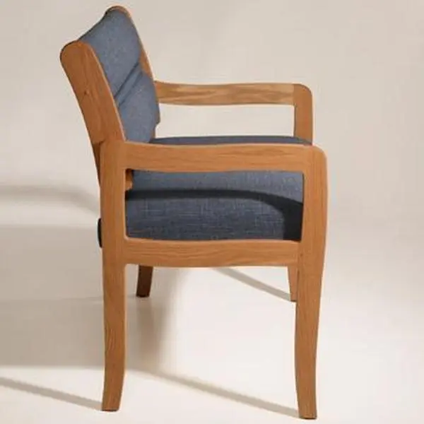 FixtureDisplays® Valley Three Seat Bariatric Chair w/Center Arms 1041983-NF