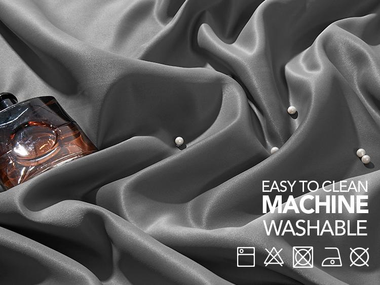 Deconovo Total Blackout(100%) Curtains (2 Panels) - Noise Reducing Drapes with Doubled Layer for Living Room & Bedroom curtains hanging curtains