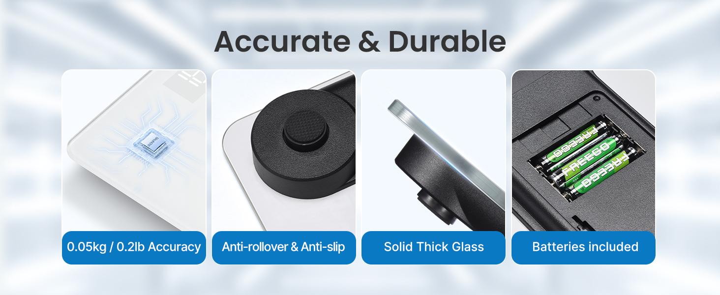 [Livestream Exclusive] RENPHO Elis 1 Smart Weight Scale, Body Composition Analysis with App Sync and Bluetooth Body Fat Monitor Gym Gifts Spring Glow Up