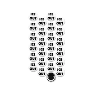 25 Pack - ICE OUT Social Activism And Reform Campaign Pinback Buttons - 1.5 Inch
