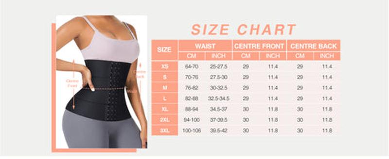FeelinGirl for Women Seamless Corset Underbust Waist Cincher Sport Girdle Shapewear Womenswear