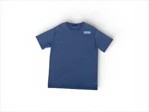 OBJ0014 LV Washed Crewneck Tshirt Grey