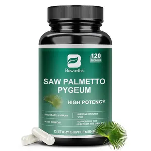 Beworths Prostate Health Supplements for Men - Support Complex Formula with Saw Palmetto