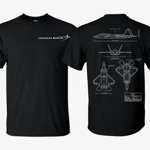 Lockheed Martin F-22 Raptor Blueprint T-Shirt, Hoodie, Fighter Jet Technical Diagram Shirt, Gift for Aviation Fans, Military Aircraft Enthusiasts, Fighter Jet Lovers, Pilot Supporters