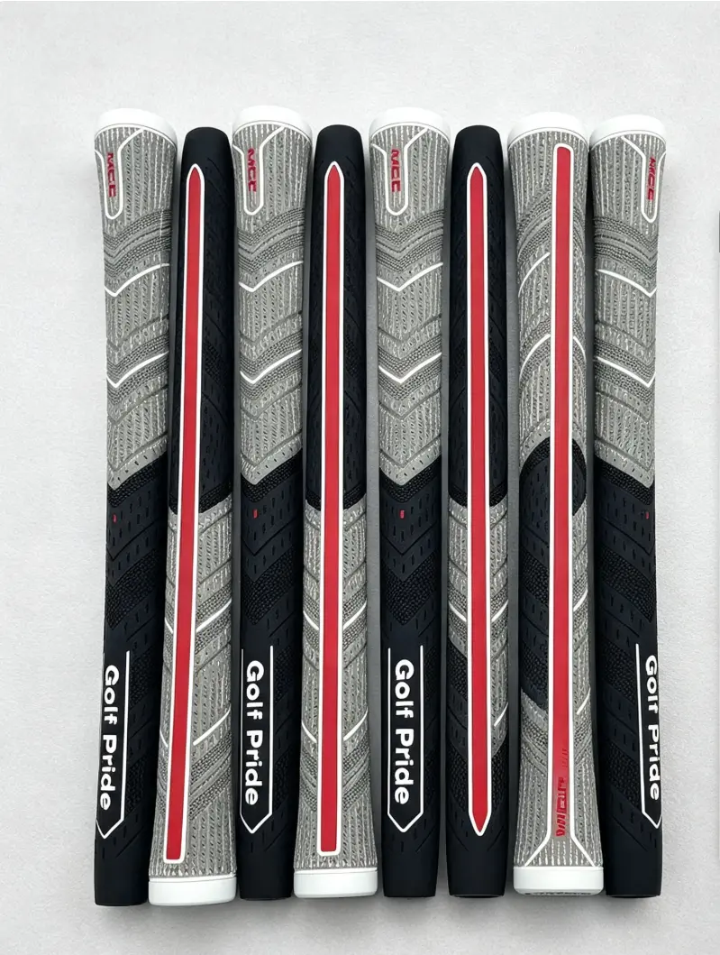 Golf Club Grips - , Black & Red, Textured, Durable, Secure Hold, Enhanced Grip, Ideal for Golfers, Boost Control