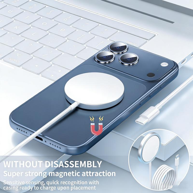 2026Upgraded 6-in-1 Magnetic Charging & Audio Kit– 10,000 mAh Mag Power Bank + Wireless Charger & Type-C & Lightning Cables, Enhanced Magnetic Ring, All-in-One Travel Set for Android & iOS Devices,Essential school set-Back to school season,valentine gifts