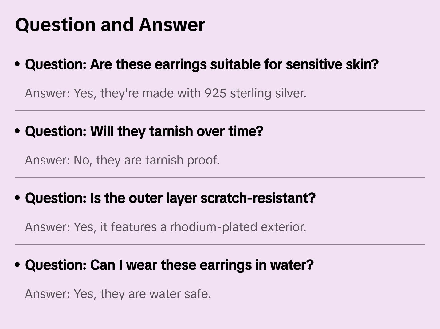 Cecilia Stud Earrings in 925 Sterling Silver