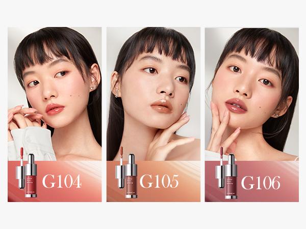 CARSLAN Hydrating Lip Gloss Serum Moisturizing Plunping Shiny Lip Glow Tinted Lip Care with Vitamin E Crithmum Maritimum for Women, Girl Skincare Moisturizer