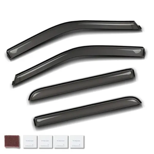 DOTCOM MOTOR Fit For 2015-2026 Ford F-150 SuperCrew Window Vent Visor Rain Guards Deflector