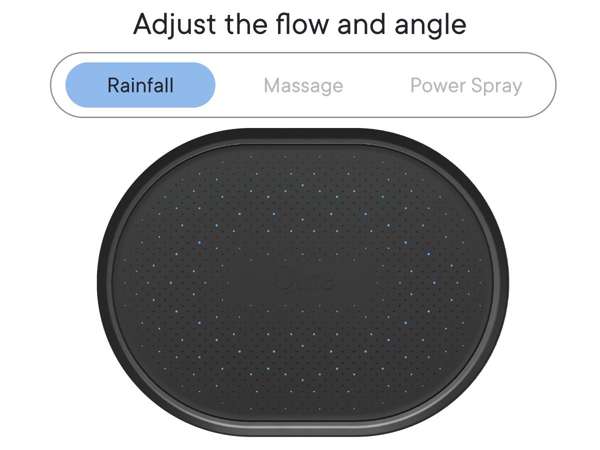 Qure Showerhead filter for Hard Water - Get healthier Hair, Skin & Nails by reducing 99,9% Chlorine | High Pressure Shower head, Improve your Beauty and Skincare Routine, Dermatologist-approved