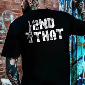 2ND THAT Shirt, 2nd Amendment Gun Rights Graphic T Shirt Hoodie Sweatshirt, Patriotic 2A Gun Rights Apparel for Men