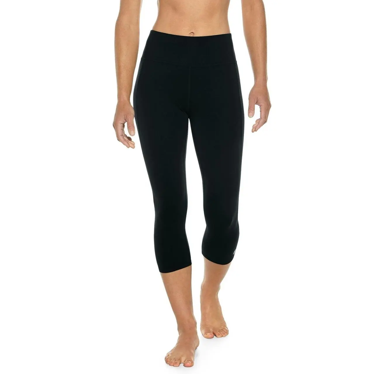 Asana | Women's High-Rise Yoga Capris | Black