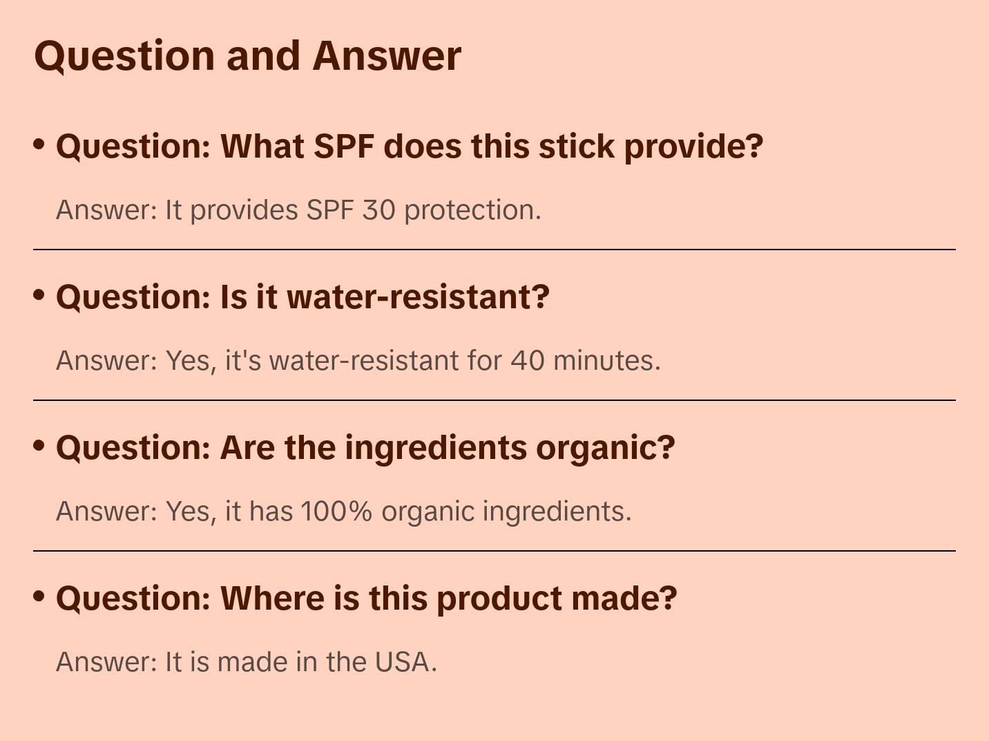 All-Natural Mineral SPF 30 SUNSHINE STICK