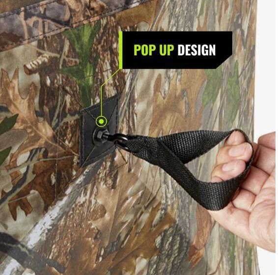 Tidewe Vis360 See Through Ground Blind Swing Door | 360° Camouflage Pop Up Hunting Blind for 2/3 Person | Portable Deer Blind with Orange Cover #Christmas Deal Tidewe Vis360 See Through Ground Blind Swing Door | 360° Camouflage Pop Up Hunting Blind for 2/3 Person | Portable Deer Blind with Orange Cover #Christmas Deal