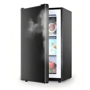 3.5 Cu.ft Upright Freezer – Compact Freezer with Stainless Steel Reversible Door, Adjustable Thermostat, Low Noise, Energy Efficient for Dorms, Apartments, and Small Spaces Refrigerator