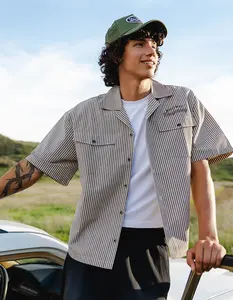 RSQ Mens Embroidered Button Up Shirt