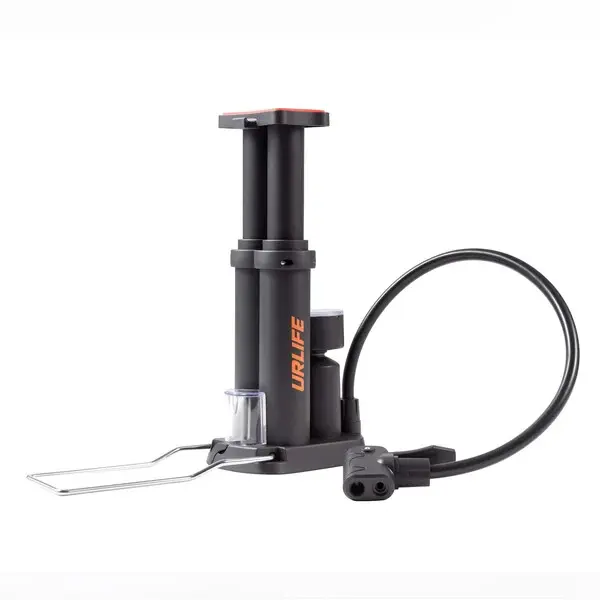 URLIFE Portable Air Pump with Hose and Handle for Inflating Tires and Sports Equipment
