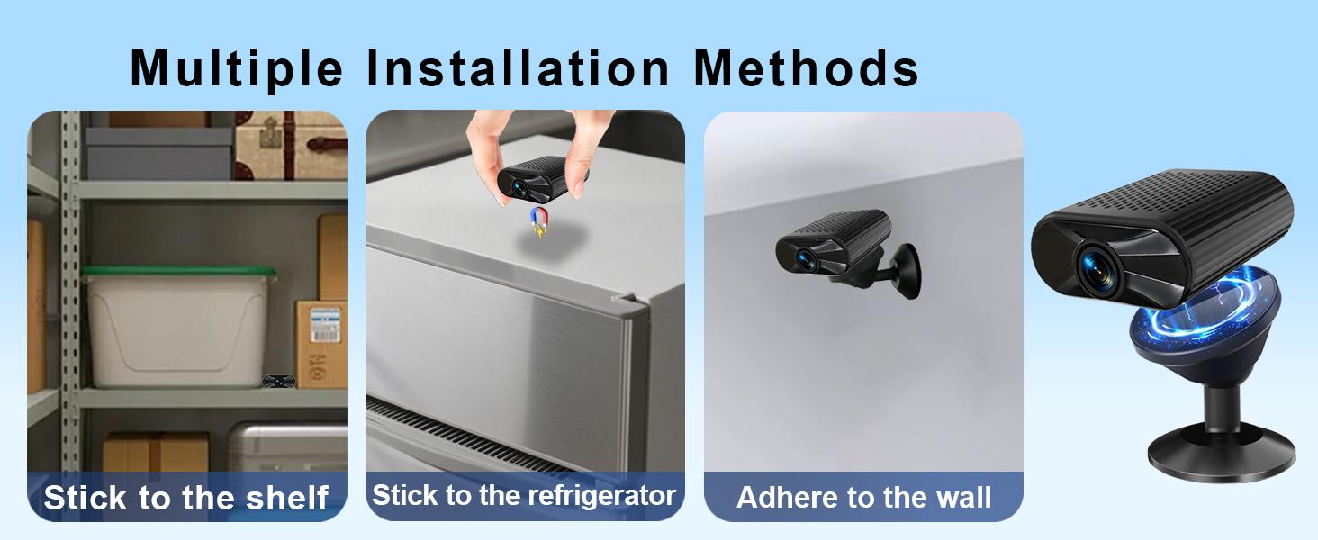 Magenetic Wireless  Camera, Auto Night-Vision ,1080P high-definition camera,Motion  detection,Nanny Cam,Office and car monitoring cameras for home ,Safety,Tiny size