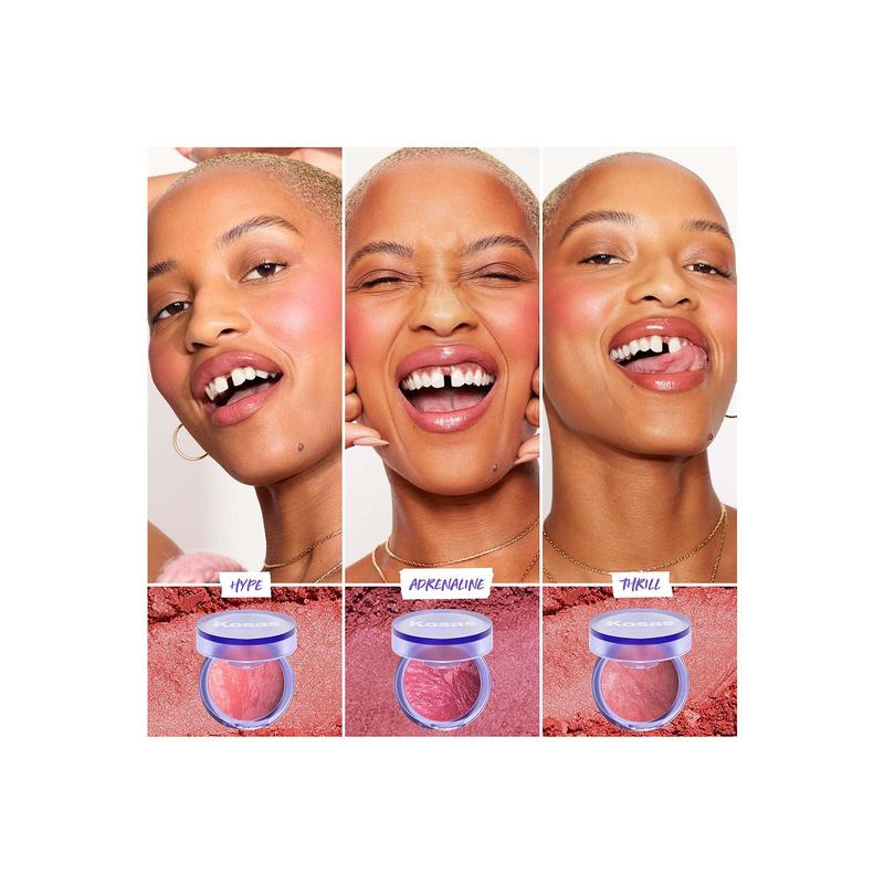 Kosas Blush Is Life Baked Dimensional + Brightening Blush in Butterflies Kosas Blush Is Life Baked Dimensional + Brightening Blush in Butterflies