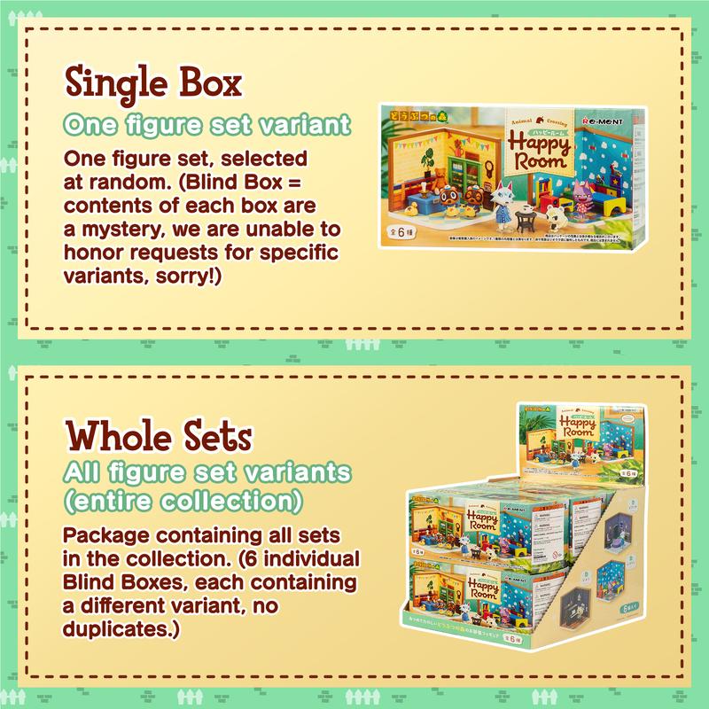 RE-MENT Nintendo Animal Crossing Blind Box Mini Figures (Happy Room)