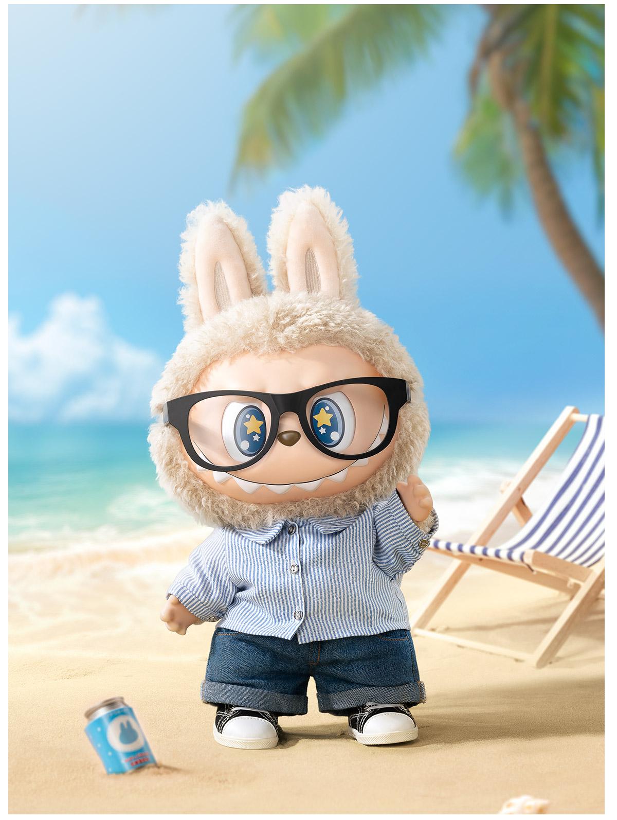 POP MART THE MONSTERS - FLIP WITH ME Vinyl Plush Doll, Labubu Collectible Toys