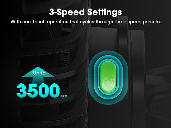 VIVOSUN  4” Grow Tent Clip Fan with Detachable Hook, 3-Speed Strong & Quiet Airflow, Adjustable Airflow Angle for Hydroponics, Circulation & Cooling, White, 1-Pack