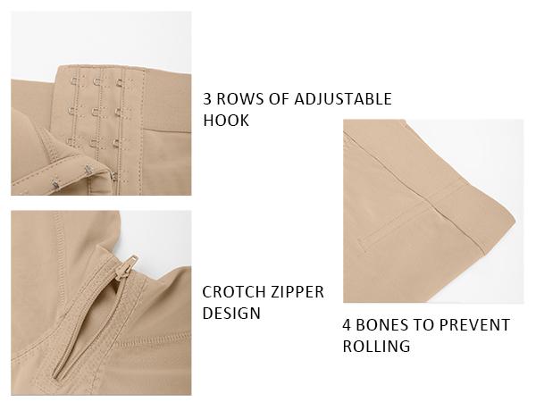 FeelinGirl Shapewear Tummy Control Shapewear Shorts Butt Lifting Panties Breathable Womenswear Fits