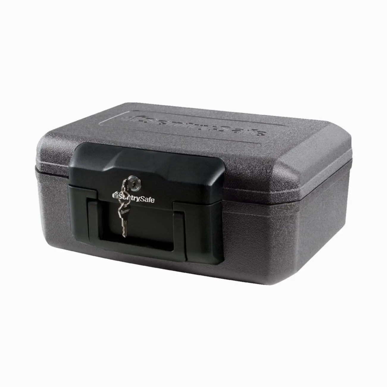 SentrySafe 1200 Fire-Resistant Box Safe with Key Lock 0.18 Cu. ft., Black - 78