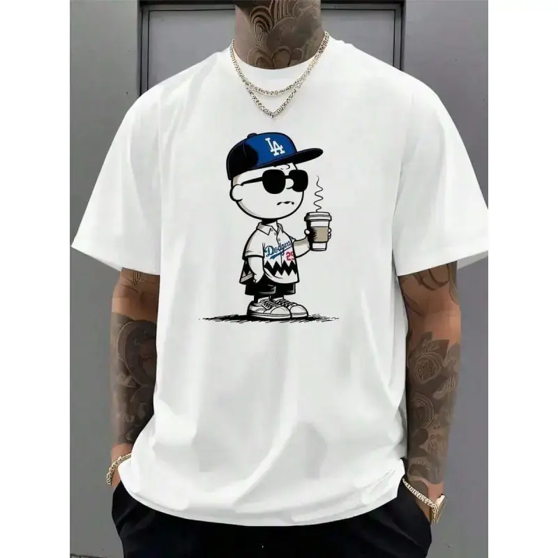 [100% cotton]100% Cotton High Five Baseball T-Shirt |       180G Pure Cotton Casual Sport Tee Trending Southernstyle Lakelife Man Fitness,Summervibes,Muppet Unisex Vintage Graphic streetwear short sleeve top angel black skeleton graphic tee