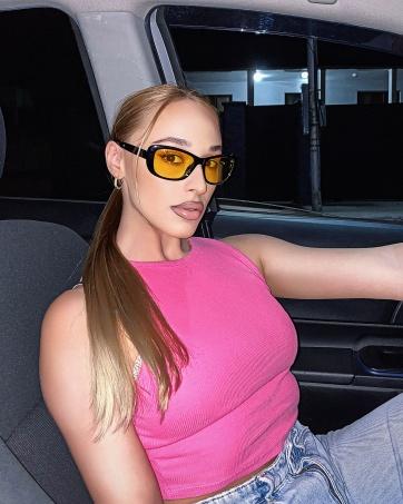 【Friend’s Pick】LVIOE Around Night-Vision Glasses, Fit Over Prescription Glasses with Polarized Yellow Lens Night-Driving Glasses