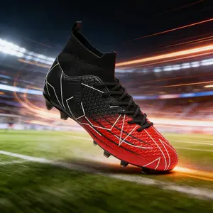 Men's Soccer Cleats & Wide Baseball Turf Shoes - Adult Youth AG Football Boots with Small Spikes, Non-Slip Traction Rugby Shoes for Men & Big Boys, Durable Training Footwear for Outdoor Soccer, Baseball & Rugby Games