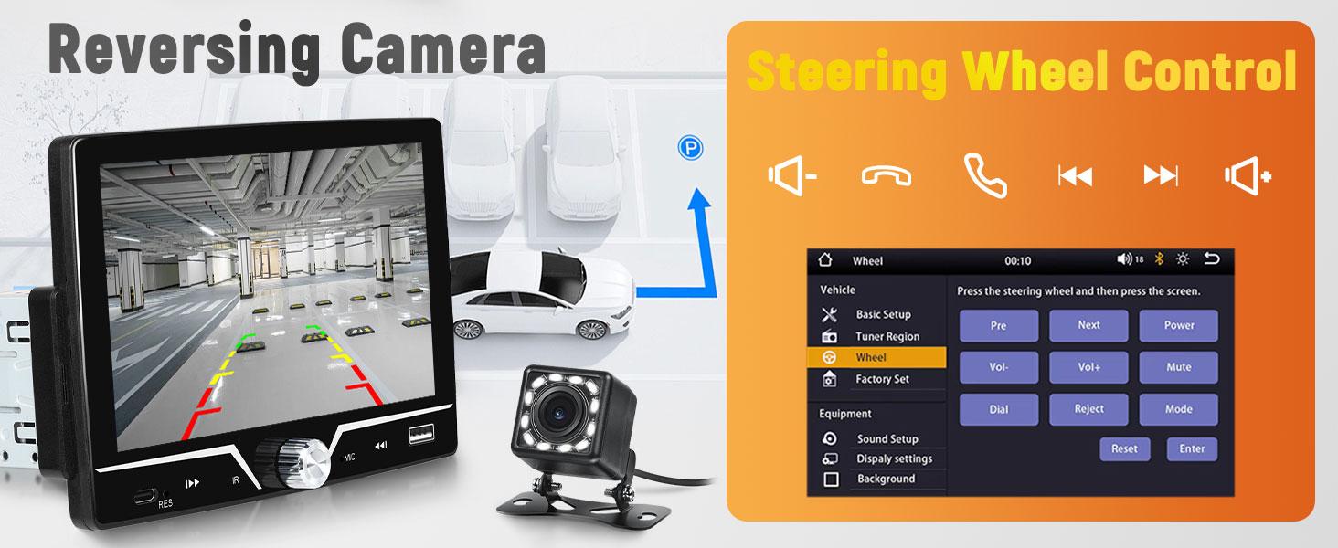 Single Din Car Stereo Carplay Android Auto, Driauto 7 Inch HD Touch Screen Car Radio with Bluetooth Single Din Mirror Link FM Radio with Backup Camera EQ, Car Audio Receiver Support USB/Type-C SWC Single Din Car Stereo Carplay Android Auto, Driauto 7 Inch HD Touch Screen Car Radio with Bluetooth Single Din Mirror Link FM Radio with Backup Camera EQ, Car Audio Receiver Support USB/Type-C SWC