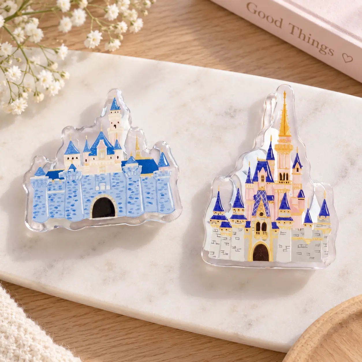 Fantasy Castle Phone Grip, Kindle Grip, Fairytale Castle Phone Holder, Princess Castle Phone Stand, Magical Castle Grip, Book Lover Gift, Aesthetic Phone Accessory