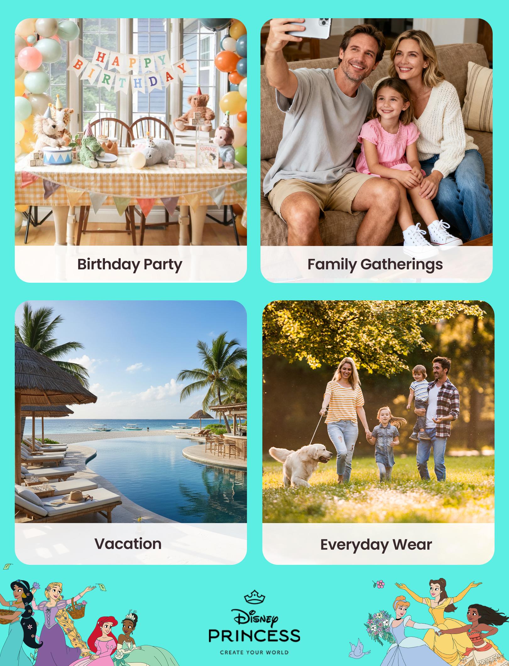 Disney Princess & Minnie Mouse Girls Dress Collection – 5 Unique Styles: Ariel, Snow White, Cinderella, Minnie Mouse Tulle & Sundress Sets for Toddler & Big Kids (2T-14Y) Disney Princess & Minnie Mouse Girls Dress Collection – 5 Unique Styles: Ariel, Snow White, Cinderella, Minnie Mouse Tulle & Sundress Sets for Toddler & Big Kids (2T-14Y)