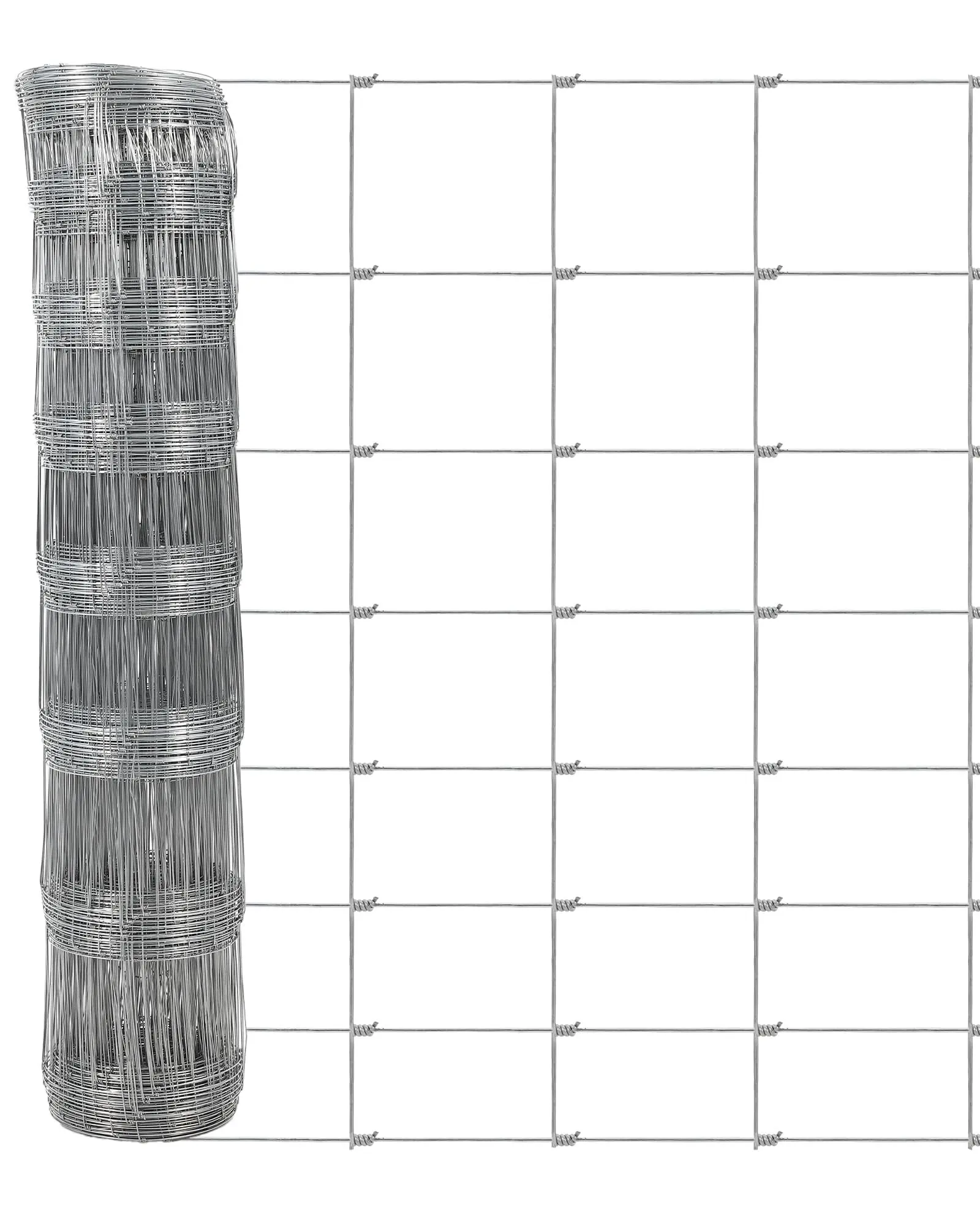 Garvee 4x328FT Cattle Farm Fence, 12-Gauge Steel Construction,  Durable Woven Wire Fencing with Hinge Knot for Cattle,  Versatile Multi-Animal Containment Solution ,for Cattle, Goats & Sheep, Hog