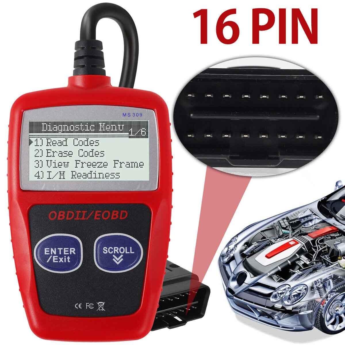 OBD Car Scanner,, MS309 Code Reader OBD2 Scanner Car Inspection Engine Troubleshooting Tool