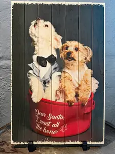 Large Wood Photo Board - Custom Print (11x17)