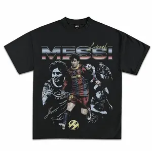 Messi Barcelona Graphic T-Shirt, Messi Vintage Tee, Soccer Shirt, Graphic Tees, Menswear, Womenswear, Streetwear, Sport Tee, Gift For Fan Soccer 4