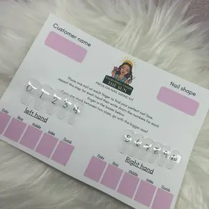 Sizing kit for custom nails